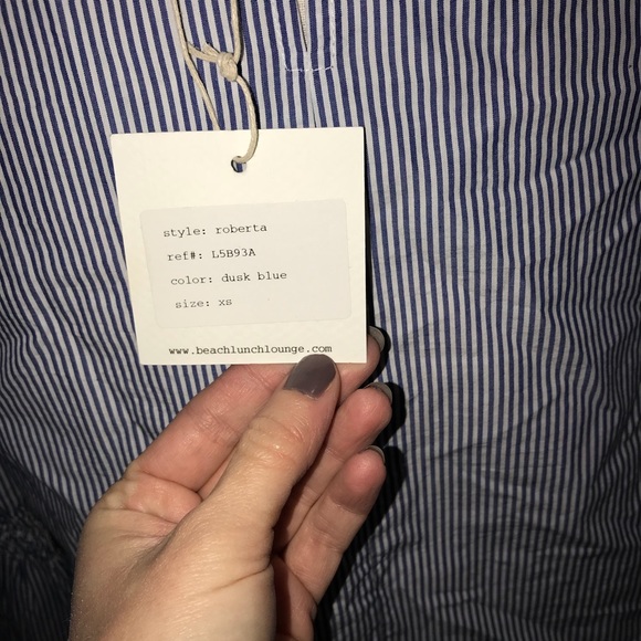 Striped bell sleeve top - Picture 4 of 4